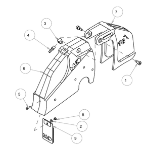 Section 07 Diagram and Parts List for MK-1605B 168099 MK Diamond Concrete Saw